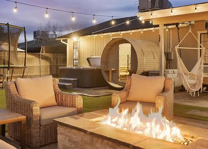 Private Estate: Hot Tub Sauna Cold Plunge Game 3br Sleeps 8 *
